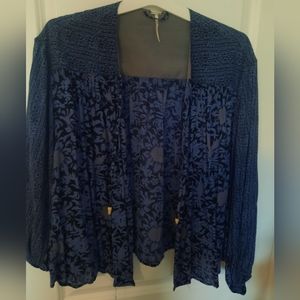 Free People Women's Open Front Cardigan Sz L